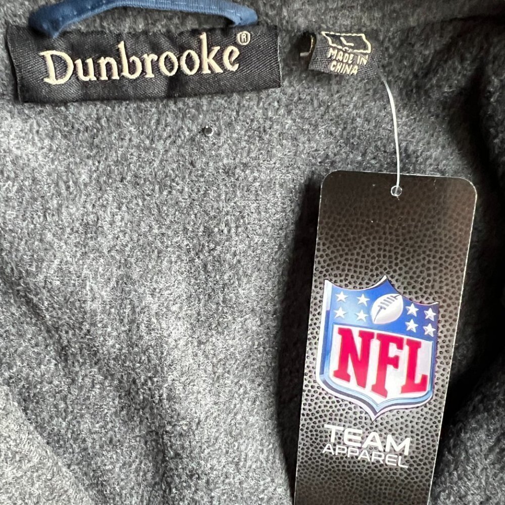 Denver Bronco's Men's Dunbrooke EzPort Lined Coat, Large - Picture 8 of 10